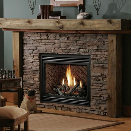 Kingsman HB3624 Zero-Clearance Direct Vent Gas Fireplace